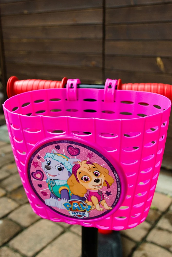 Disney Colzani Vaikiškas dviračio krepšelis Paw Patrol rožinės spalvos