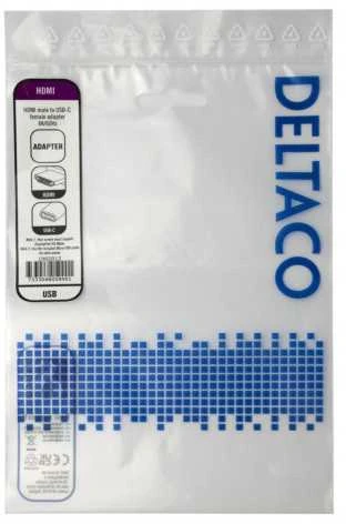 „DisplayPort“ adapteris DELTACO, HDMI – USB-C alternatyvus režimas, 4K/60Hz / 1902012