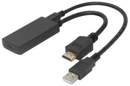 Deltaco USB-C ir HDMI adapteris su USB jungtimi