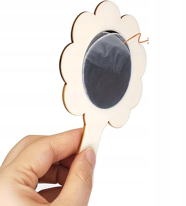 DIY MIRROR + 6 žymekliai + spalvingi kristalai