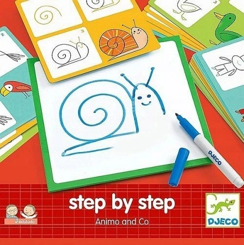DJECO Piešimo rinkinys Animals and Co, DJ08319 ( DJ08319 )