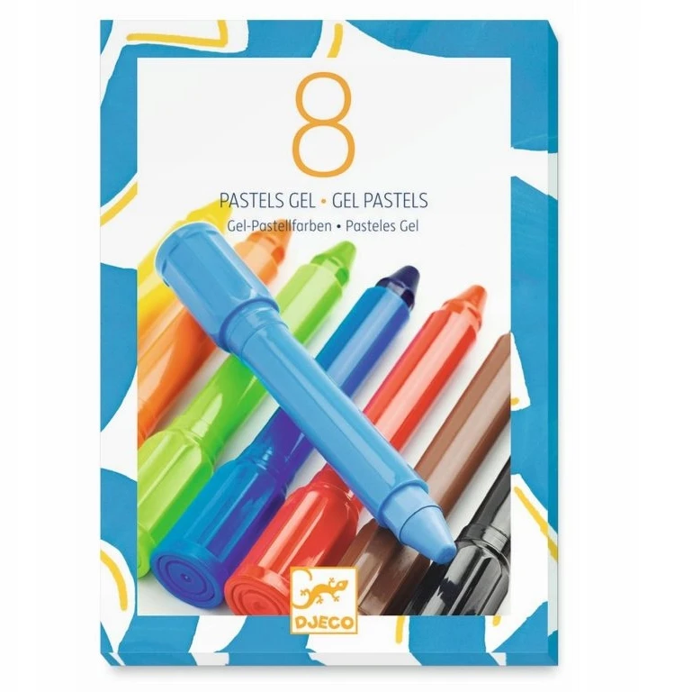 Djeco Pasteliniai pieštukai - 8 vnt. ( DJ08812 )