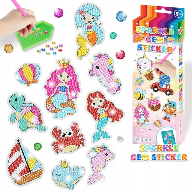 DK Deimantinė pasta DIAMOND EMBROIDERY 5D mozaika DIAMOND STICKERS MiX