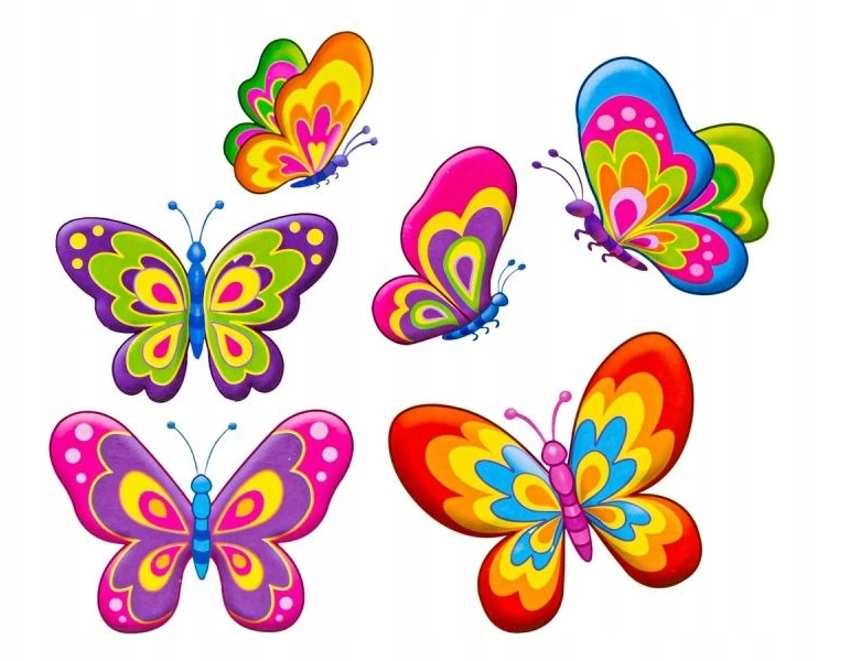 DK GIPSINIAI MAGNETAI, SKIRTA ŠALDYKLIO DIY BUTTERFLY BUTTERFLY MAGNETŲ GAMYBOS RINKINYS