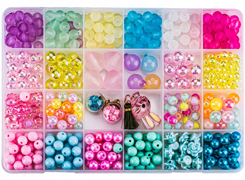 DK Karoliukų rinkinys papuošalams gaminti Crystal Tec