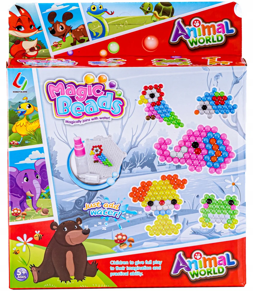 DK Kūrybinis rinkinys Magic beads Vandens karoliukai Priedai, 800 d.
