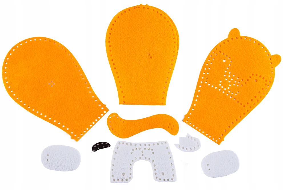 DK Kūrybinis RINKINYS vaikams Siuvinėjimo RINKINYS MASCOT FOX PLUSH siūti
