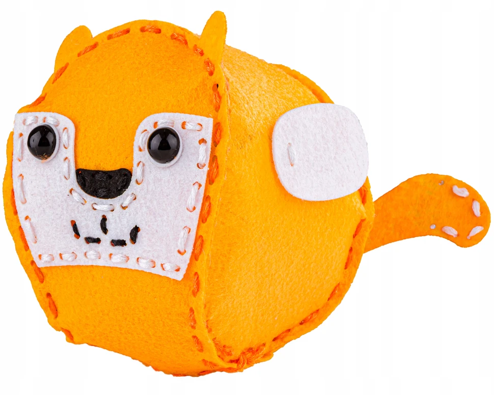 DK Kūrybinis RINKINYS vaikams Siuvinėjimo RINKINYS MASCOT FOX PLUSH siūti