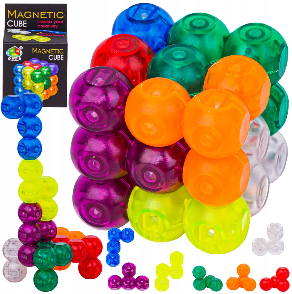 DK Loginis žaidimas vaikams, skirtas krauti magnetinius BLOKUS MAGNETINIS KUBAS