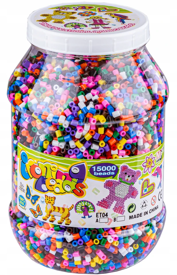 DK LYGINIMO TAKAS Lyginimo karoliukai 15000 SPALVŲ MIX BIG RINKINYS Lyginimo karoliukai