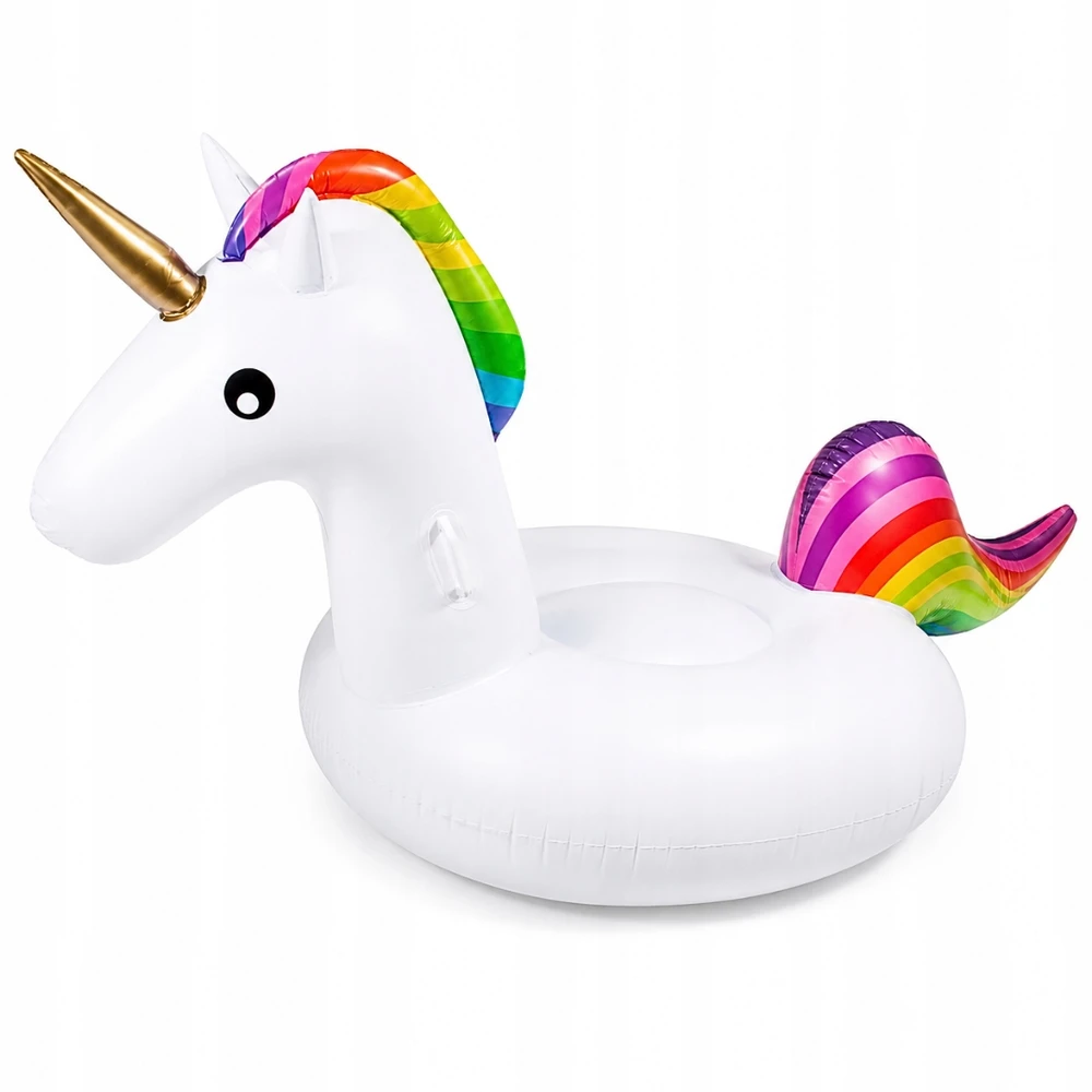 DK Maga DIDELIS PRIPUSTAMAS ČIUŽINIS PLAUKIMUI Baltas UNICORN XXL