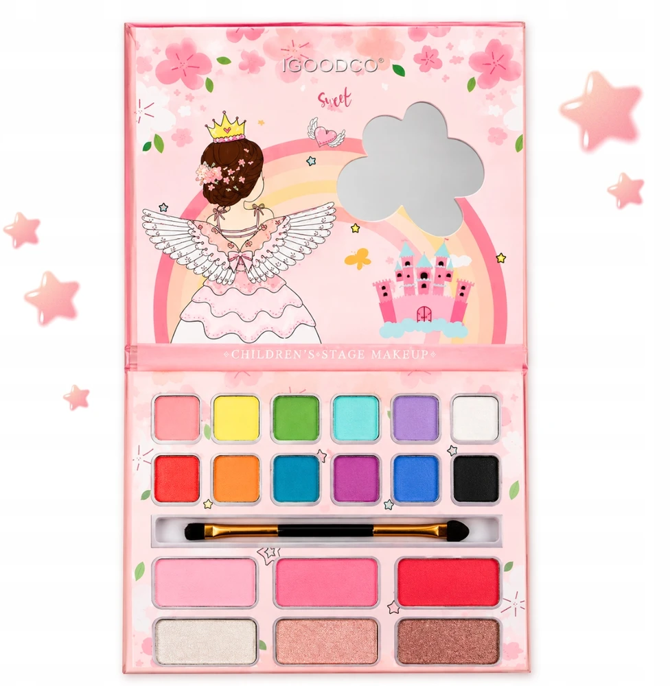 DK MAKEUP Set BEAUTY Eyeshadow Set Rožinis PRINCESS