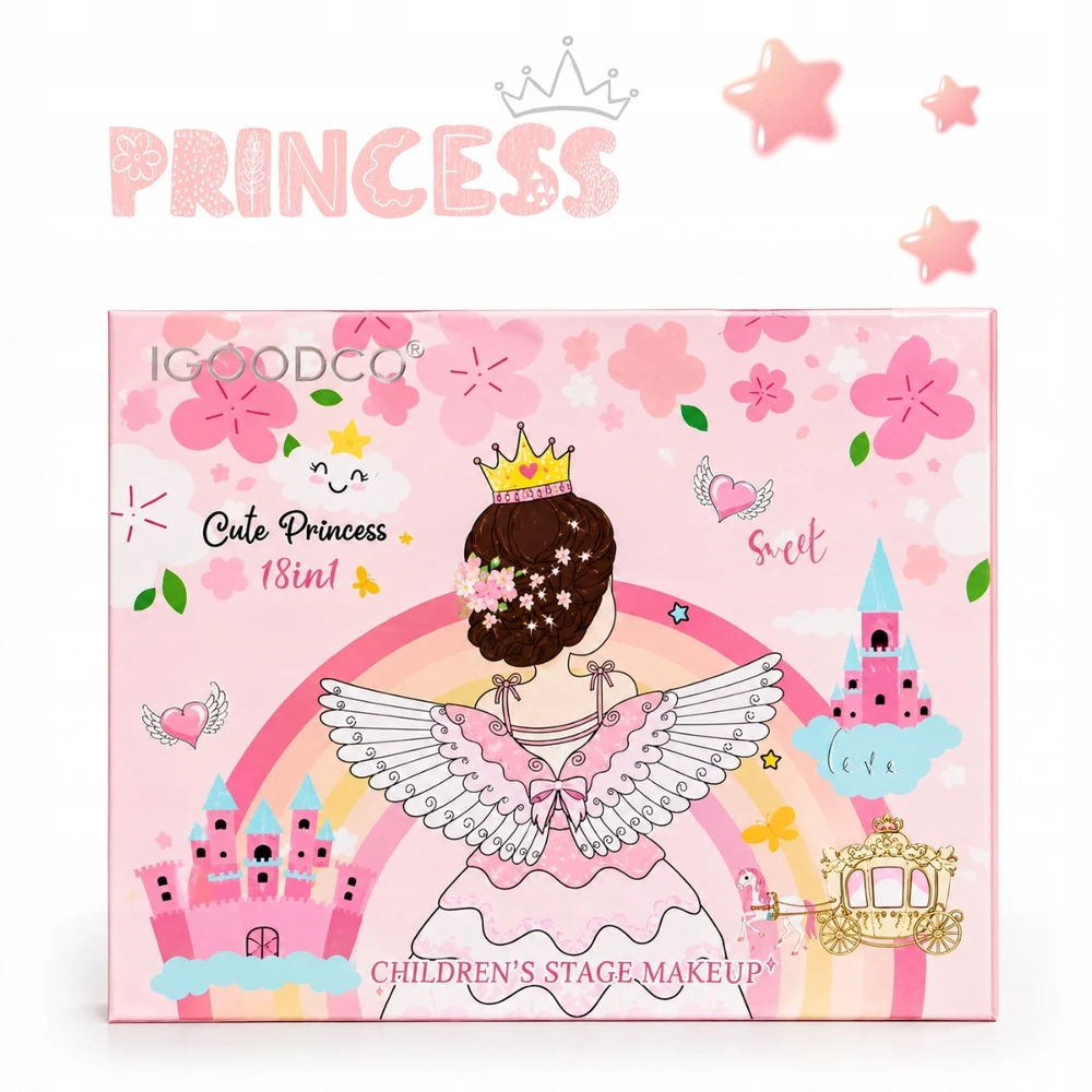 DK MAKEUP Set BEAUTY Eyeshadow Set Rožinis PRINCESS