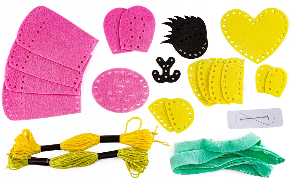 DK MASCOT siuvinėjimo rinkinys Kūrybinis siuvimo rinkinys pliušinė pagalvė LAMA DIY