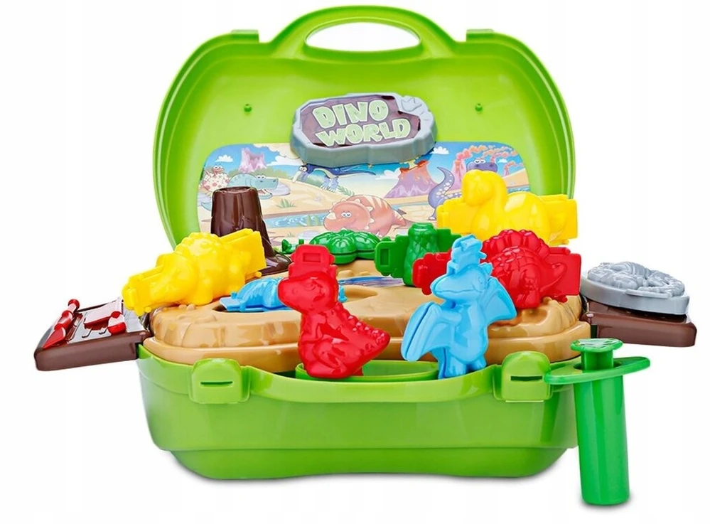 DK Plastilino lagaminas dinozaurai Ciastoline, 26 d.