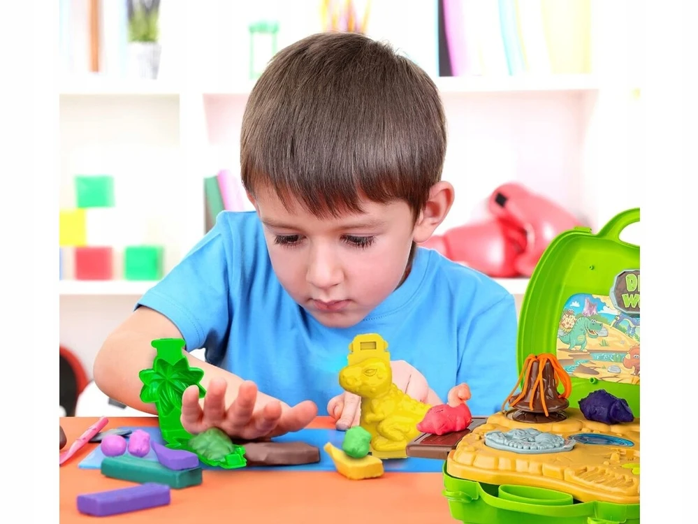 DK Plastilino lagaminas dinozaurai Ciastoline, 26 d.