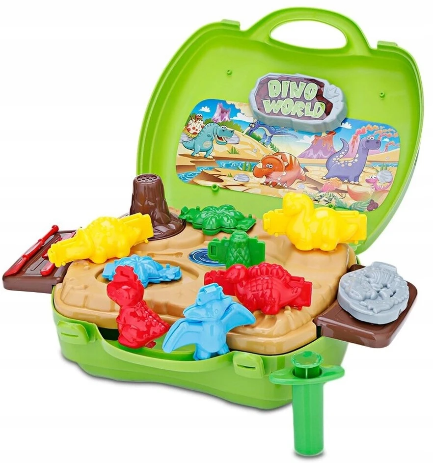 DK Plastilino lagaminas dinozaurai Ciastoline, 26 d.