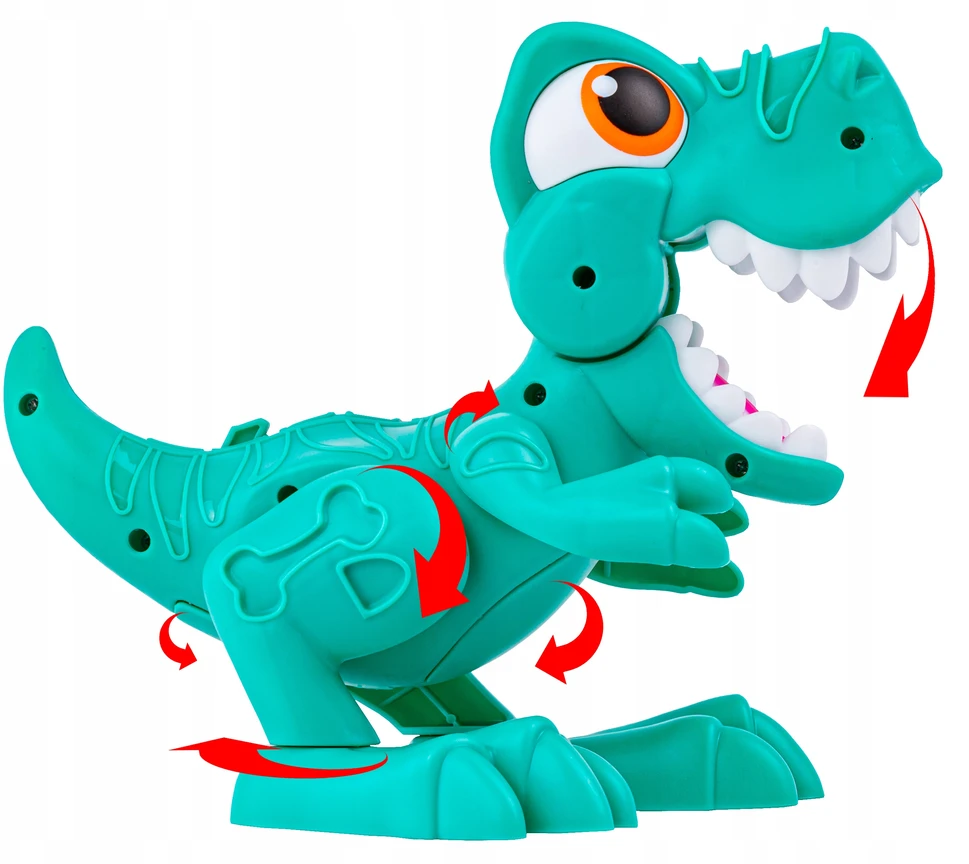 DK Playdough rinkinys Creative Spalvingos plastikinės formelės DINOZAURAS DINO