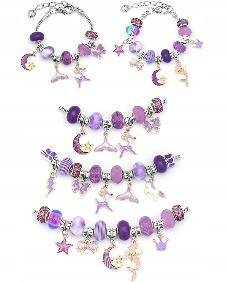 DK Vaikiškas juvelyrinių dirbinių rinkinys Violetinė Shades