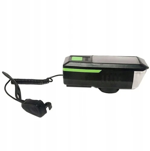 DMR LAMPKA ROWEROWA SOLARNA LED USB KLAKSON DZWONEK