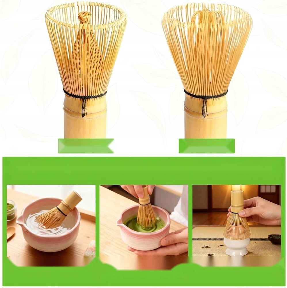 DO MATCHA RINKINYS 8 DALIES JAPONIŠKIO CEREMONINIO KERAMINIS DUBULAS