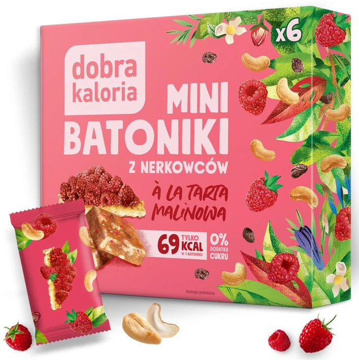 Dobra Kaloria GEROS KALORIJOS - MINI BATONĖLIAI - AVIEČIŲ TARTAS 102g. kartoninė dėžutė