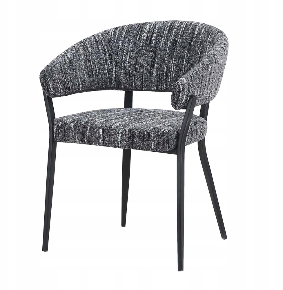 Domaison 2x LUNA S minkštų kėdžių rinkinys pilka Boucle – 340566