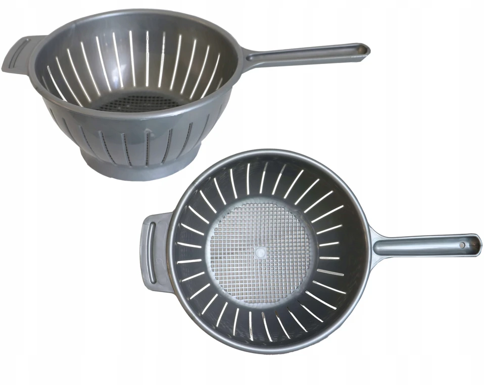 Domex Daržovių koštuvas su rankena, pilkas 22 cm