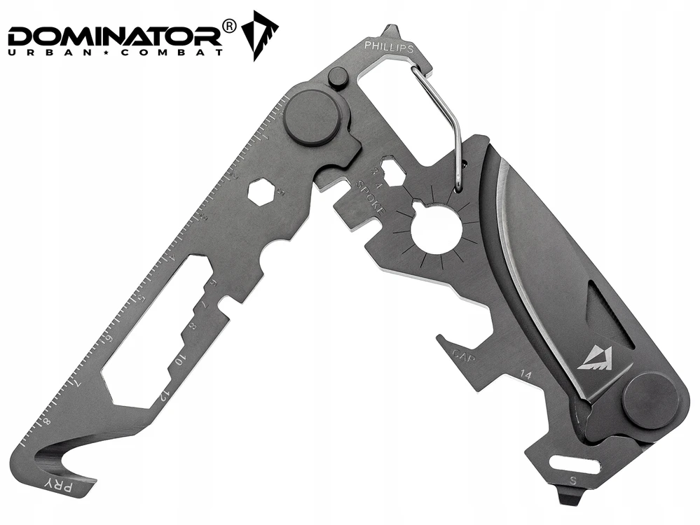 Dominator Uc Daugiafunkcinis įrankis Multitool Pocket Tool Dominator Urban, juodas