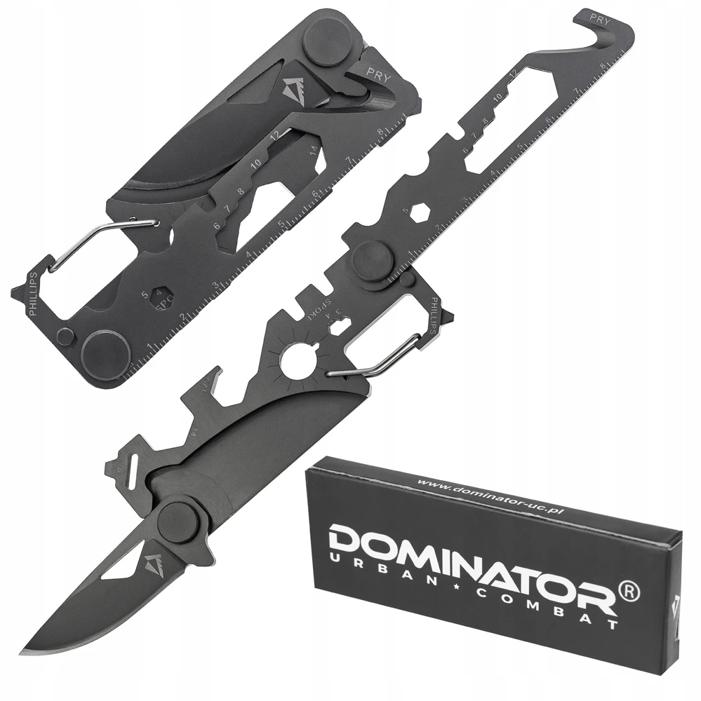 Dominator Uc Daugiafunkcinis įrankis Multitool Pocket Tool Dominator Urban, juodas