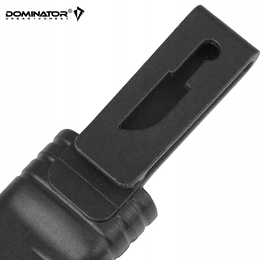 Dominator Uc Dominator Urban Combat Išgyvenimo peilis su kietu ašmeniu, ašmenys 7,5 cm, su dėklu, rudas/juodas