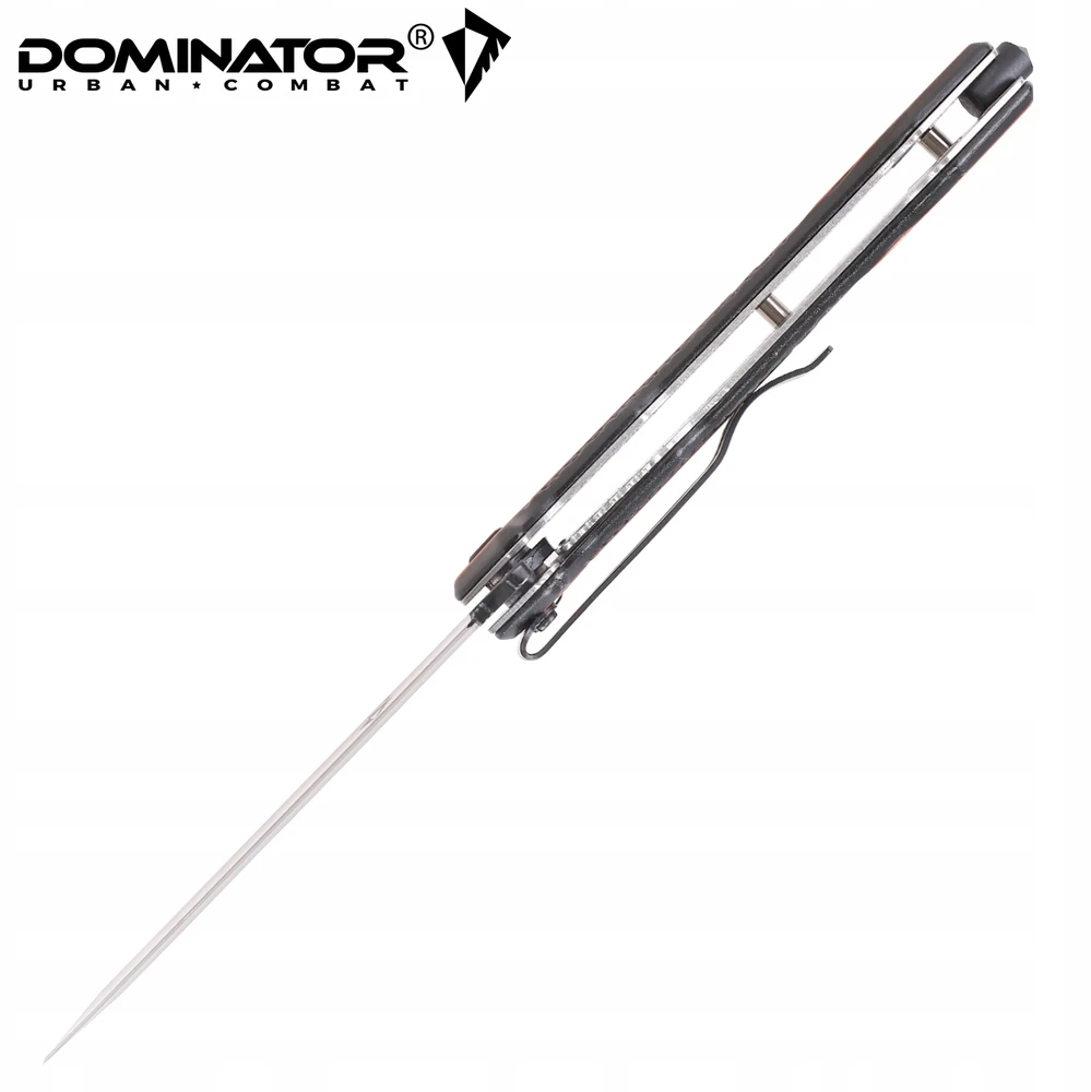 Dominator Uc Dominator Urban Combat Sulankstomas peilis 2-83 Gelbėjimo su langų daužikliu, ašmenys 9,6 cm, oranžinis/juodas