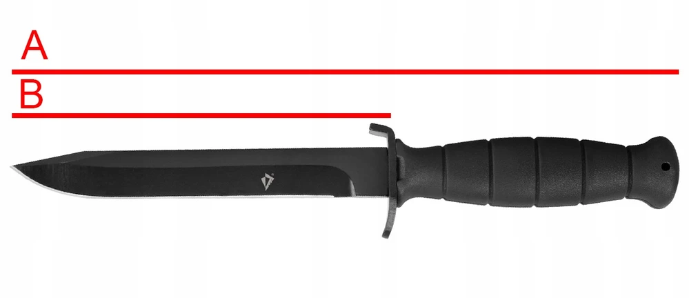 Dominator Uc Dominator Urban Combat Survivalinis peilis su fiksuota geležte, tinkantis dešiniarankiams ir kairiarankiams, juoda