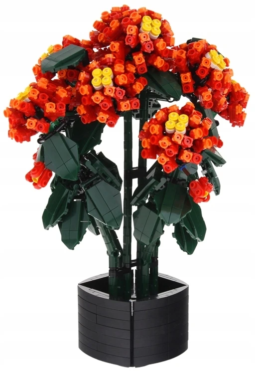 Domoda Statybiniai blokeliai Gėlės Puokštė 3D Gėlė Lantana Camara 1614 vnt.