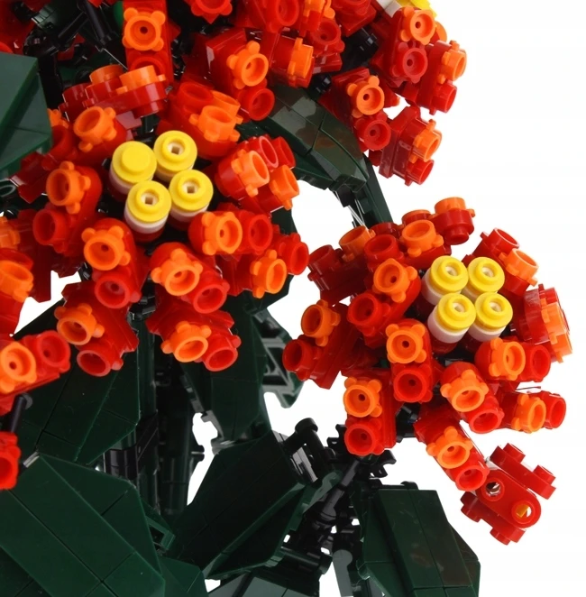 Domoda Statybiniai blokeliai Gėlės Puokštė 3D Gėlė Lantana Camara 1614 vnt.