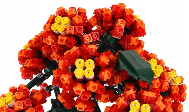 Domoda Statybiniai blokeliai Gėlės Puokštė 3D Gėlė Lantana Camara 1614 vnt.