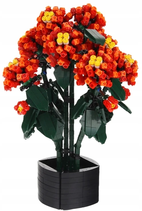 Domoda Statybiniai blokeliai Gėlės Puokštė 3D Gėlė Lantana Camara 1614 vnt.