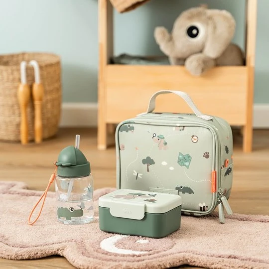 Done by Deer Baby Bottle 280 ml Tiny Trails Žalias