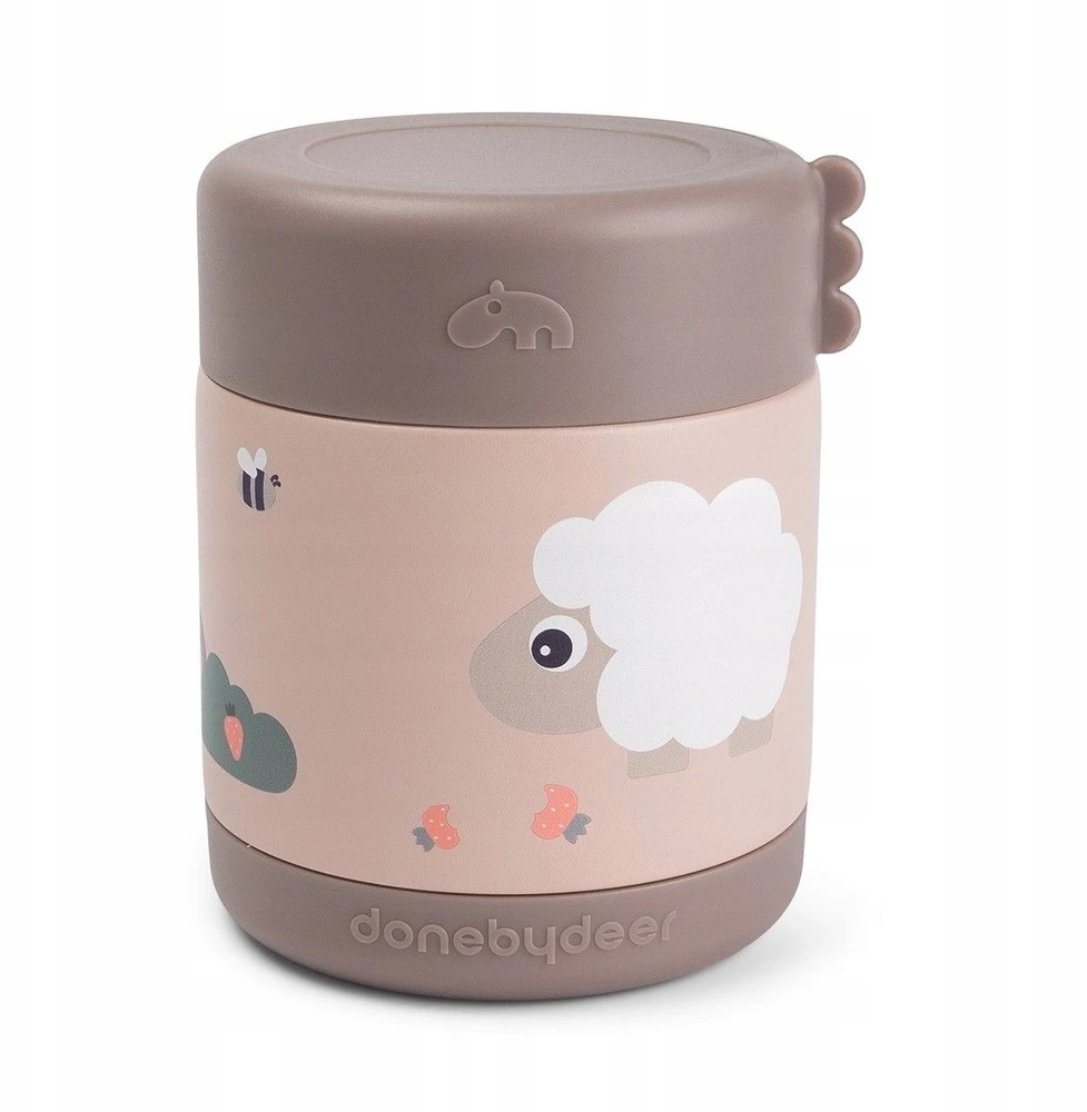 Done by Deer maisto termosas Playground, 300ml, rausvas