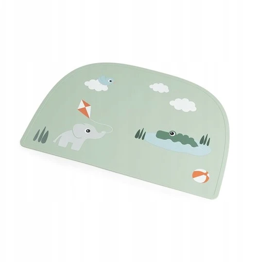 Done By Deer Padarė Deer Silicone Playground Žalias Table Pad