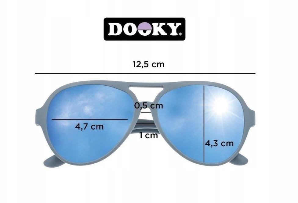 "Dooky Jamaica Air BLUE3-7" akiniai nuo saulės
