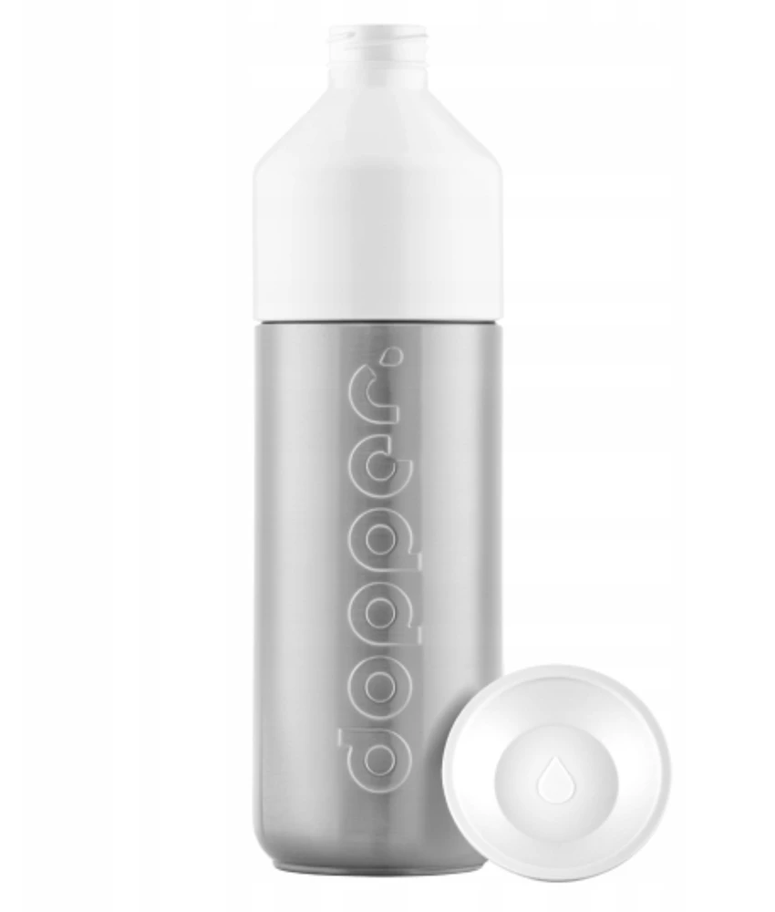Dopper Sidabrinis Insulated termo buteliukas 580 ml su plieniniu termosu
