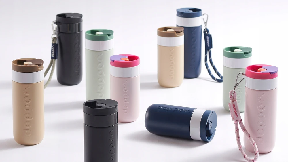 Dopper Travel Mug 300ml Breaker Mėlyna šiltas šaltas gazuotas
