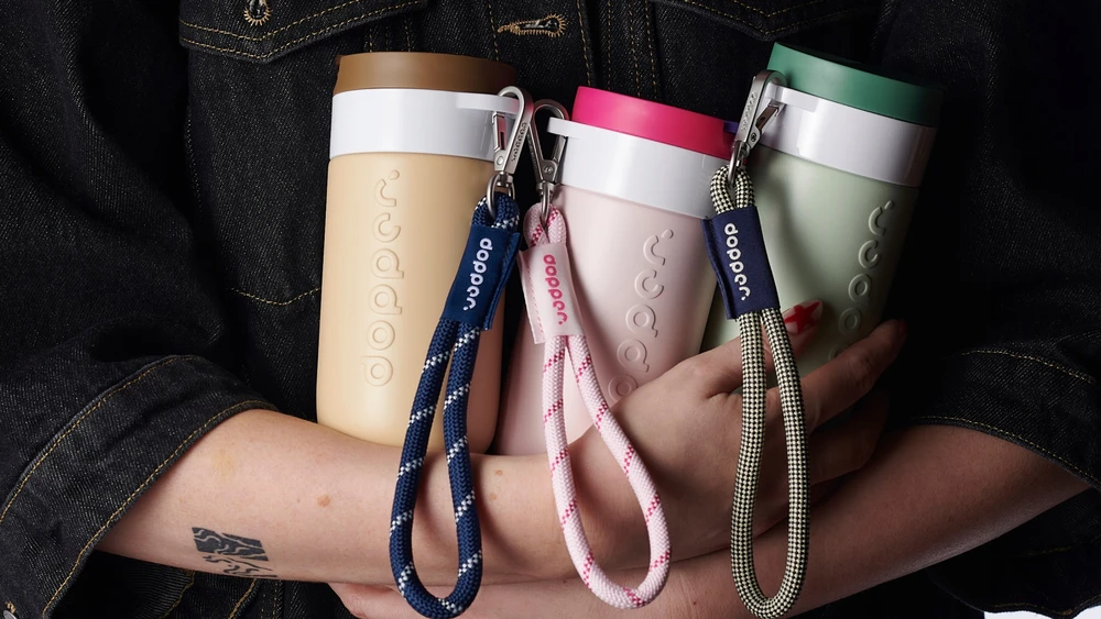 Dopper Travel Mug 300ml Breaker Mėlyna šiltas šaltas gazuotas