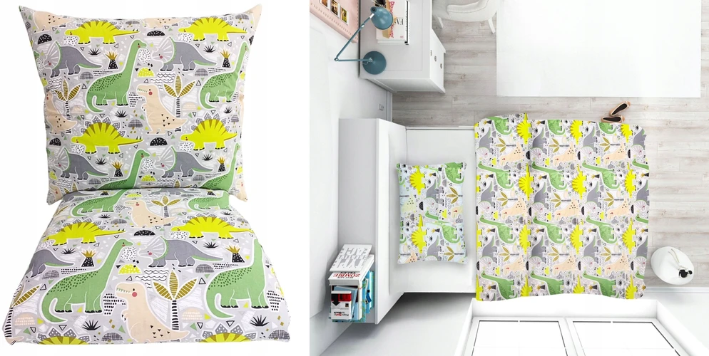 Doratex Patalynė DZIECIĘCA 120x160 BAWEŁNA KOMPLET GRUBA POLSKI PRODUCENT DINOZAURY