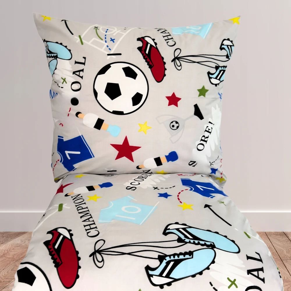 Doratex VAIKŲ PATALYS 120x160 MEDVILNINĖS 3 BERNIUKŲ FUTBOLO RINKINYS