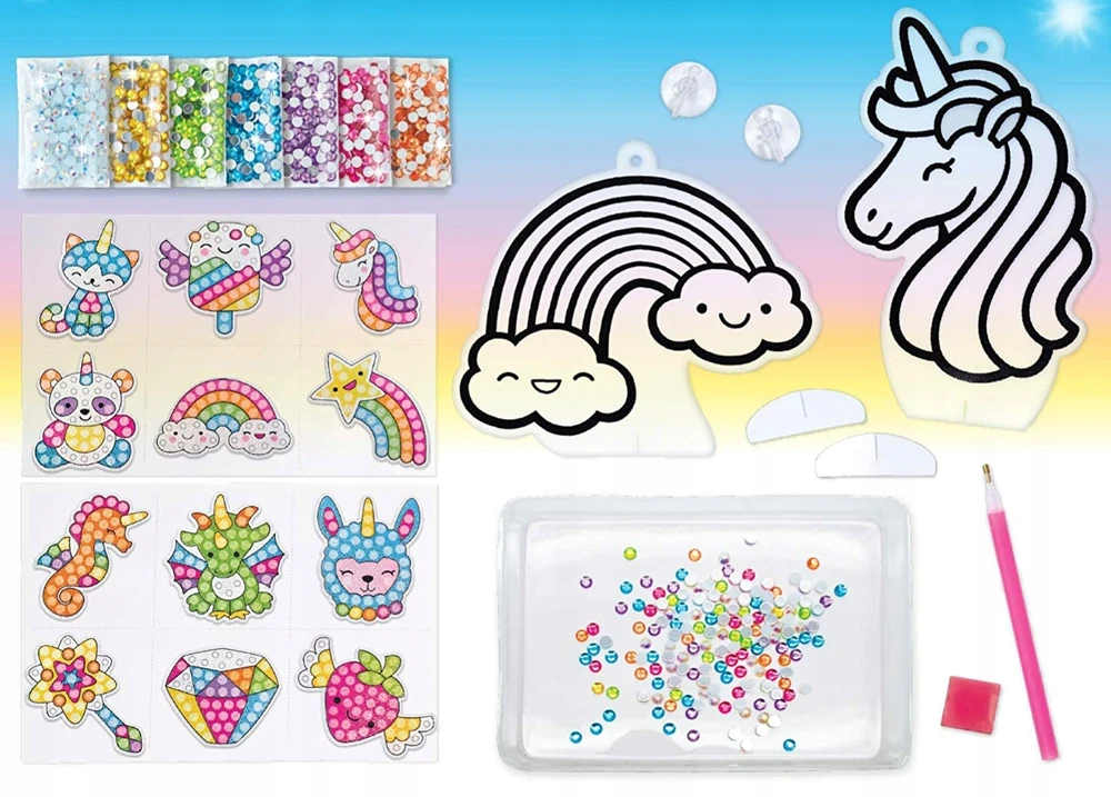 Doris DIAMOND MEMBROIDERY dovanų rinkinys tapybai vaikams 6+ DOVANŲ
