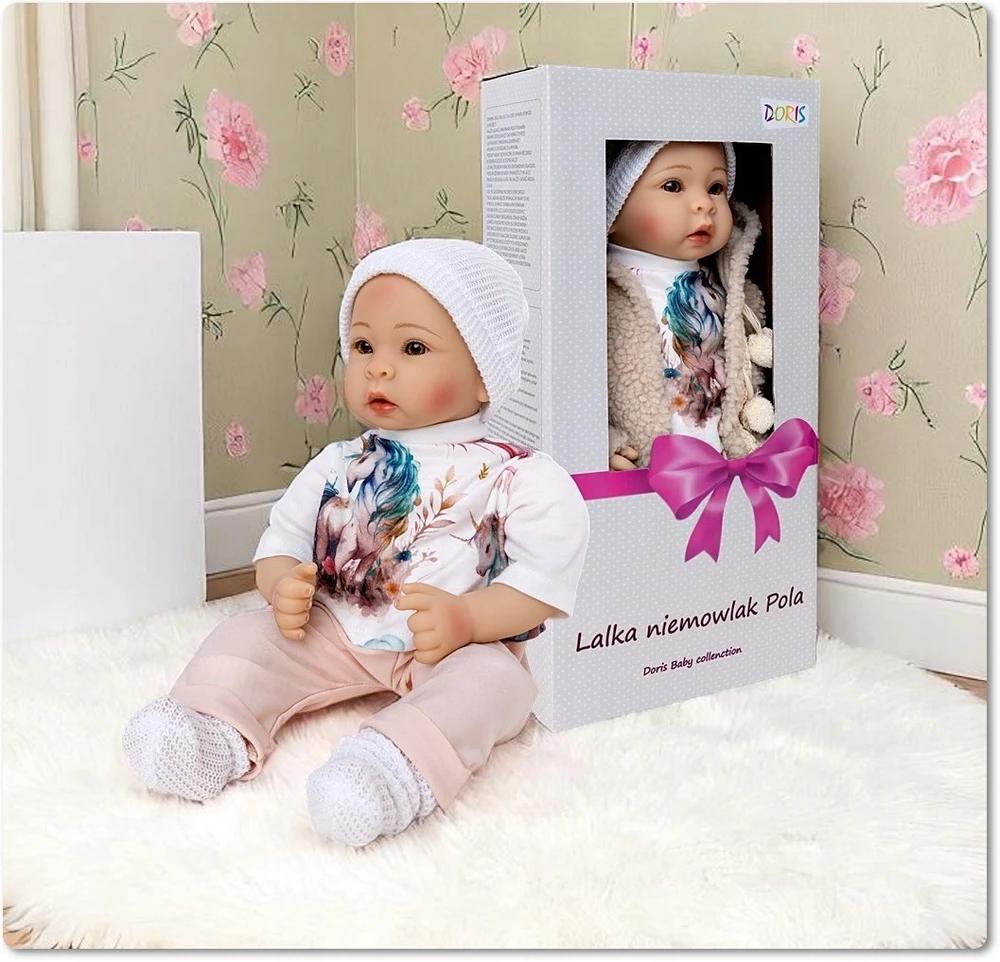 Doris Kūdikių lėlė LIKE LIVE INTERACTIVE su PRIEDAIS kalba ir dainuoja XXL RINKINYS