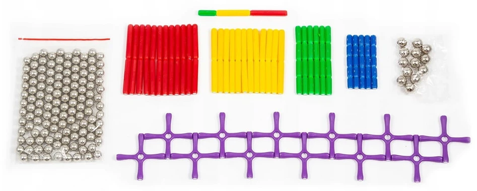 Doris Magnetiniai blokeliai kamuoliukai MEGA SET XXL 250 vnt.
