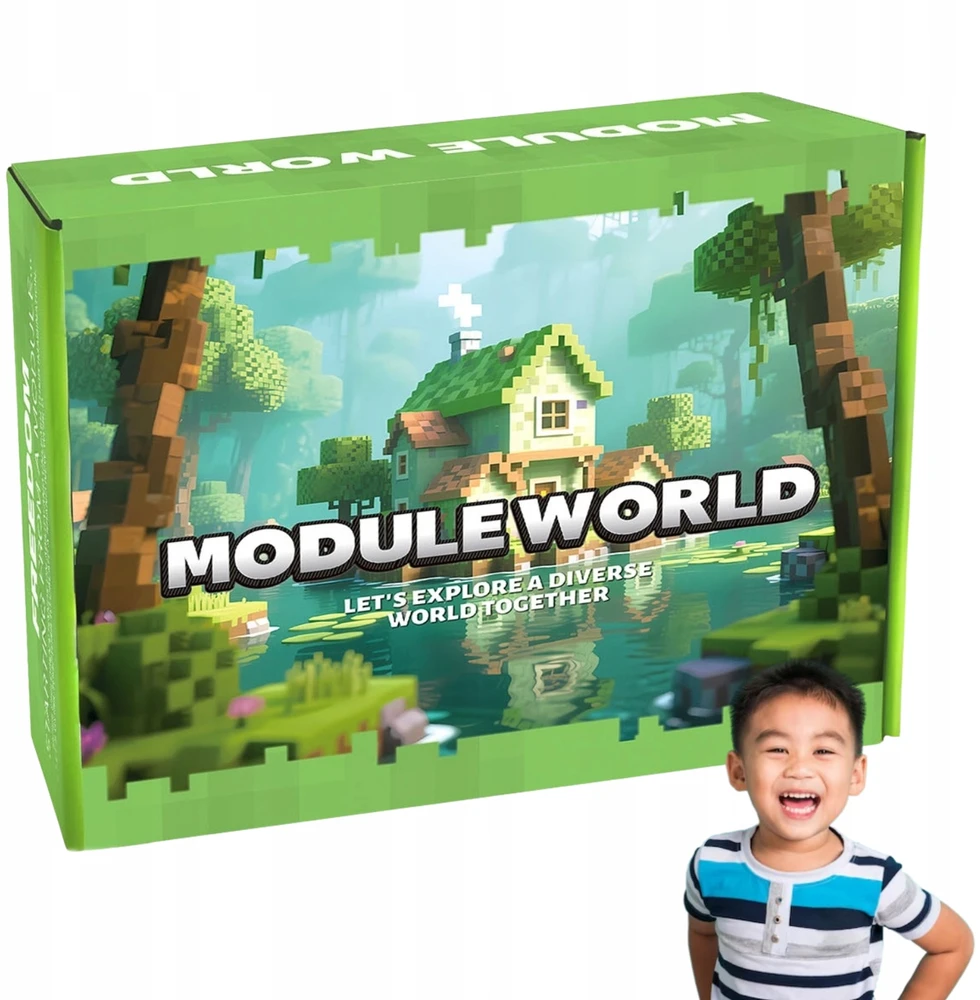 Doris MAGNETINIŲ BLOKŲ KUBAS BIG SET 150 EL MODULE WORLD MIX